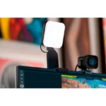 Luz LED Logitech Litra Glow USB-A Negra para Streaming - Imagen 4