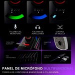 Micrófono Dinámico FIFINE AM8PROS RGB USB/XLR Negro - Imagen 2